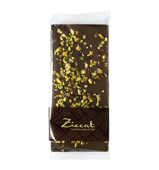 Zartbitterschokolade mit Pistazien